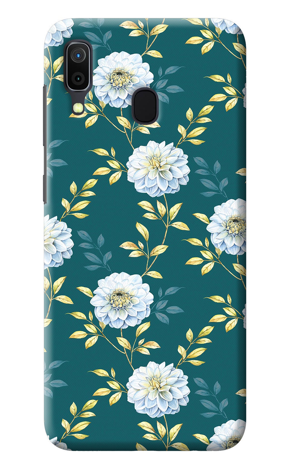 Flowers Samsung A30 Back Cover