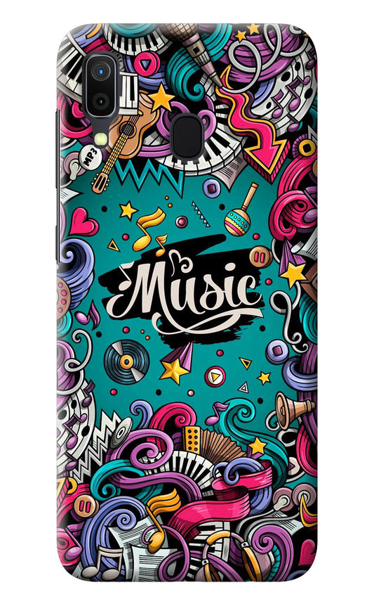Music Graffiti Samsung A30 Back Cover