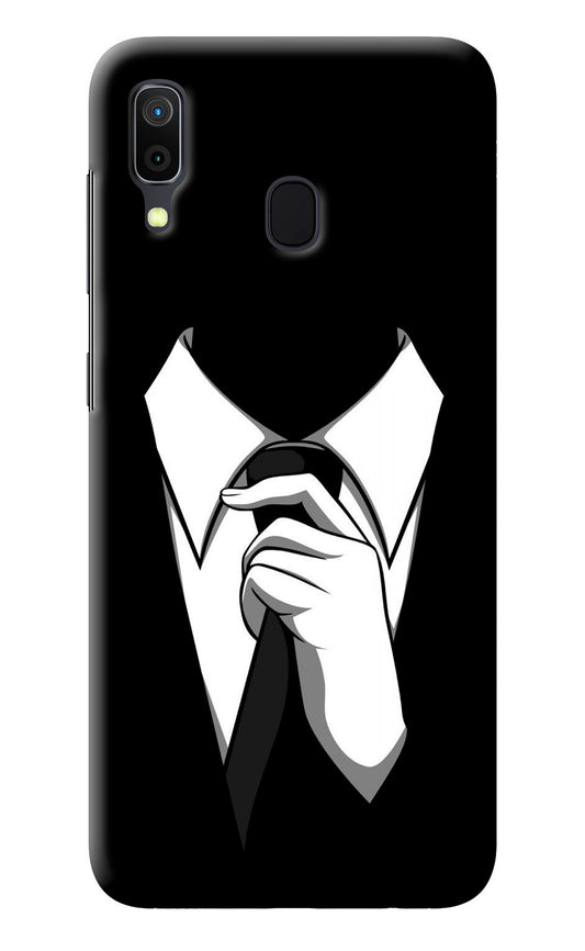 Black Tie Samsung A30 Back Cover