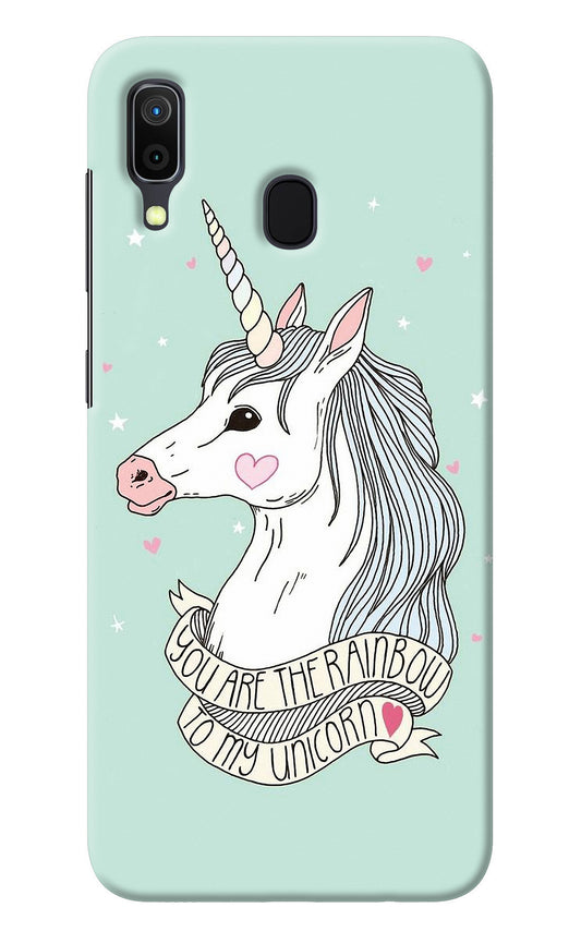 Unicorn Wallpaper Samsung A30 Back Cover