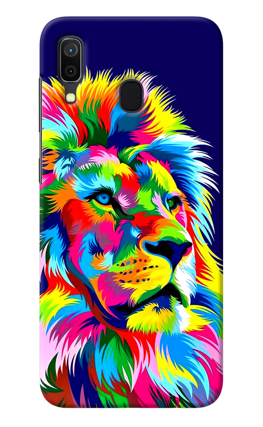 Vector Art Lion Samsung A30 Back Cover