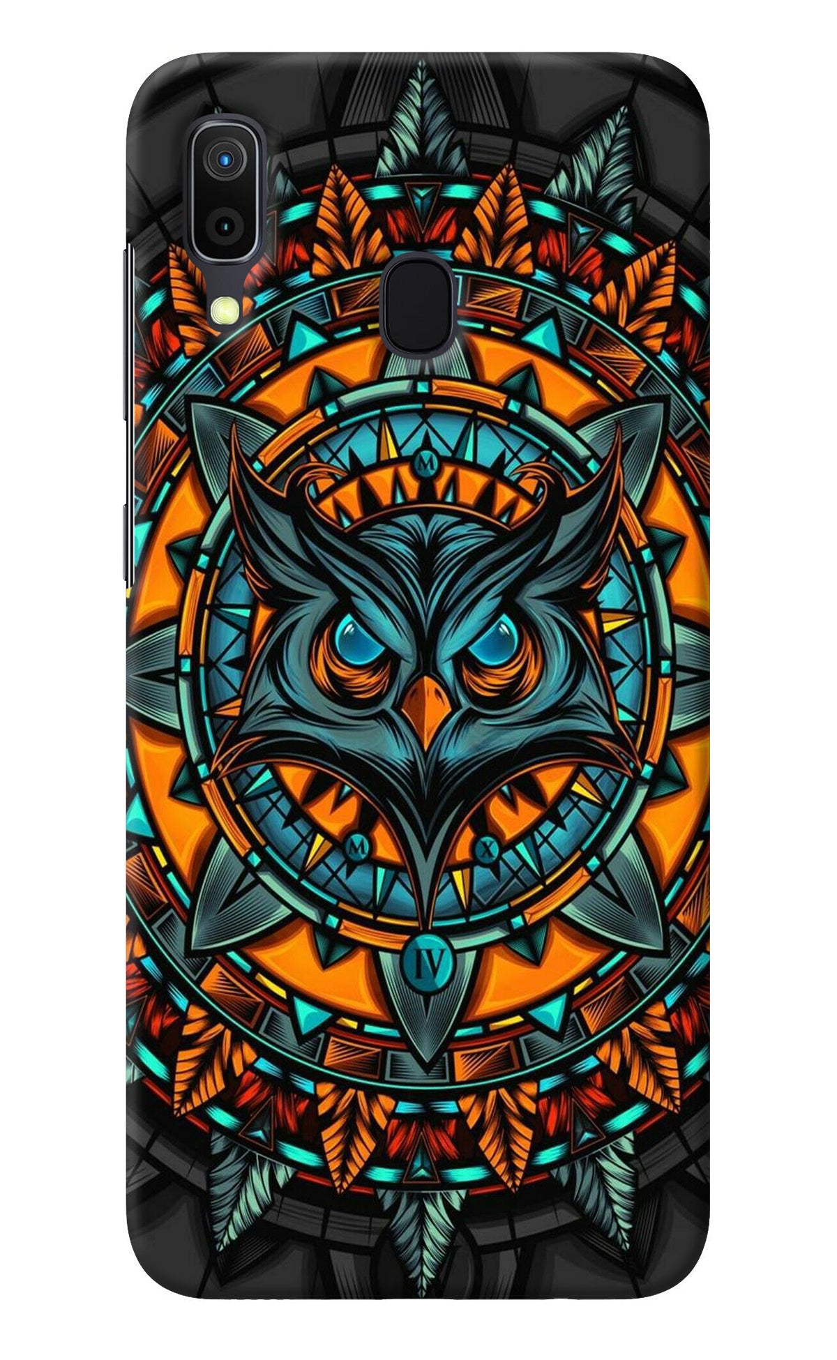 Angry Owl Art Samsung A30 Back Cover