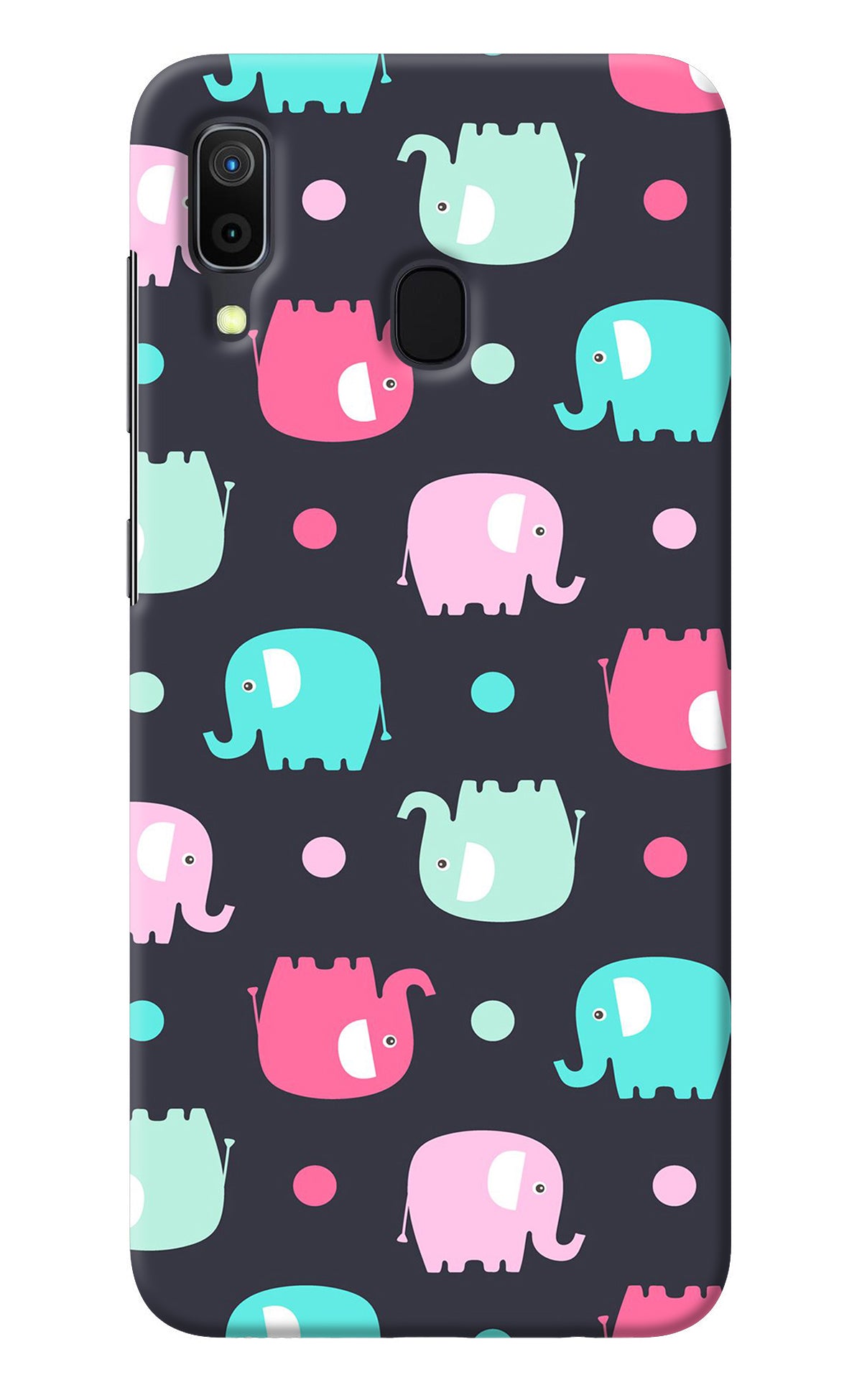 Elephants Samsung A30 Back Cover