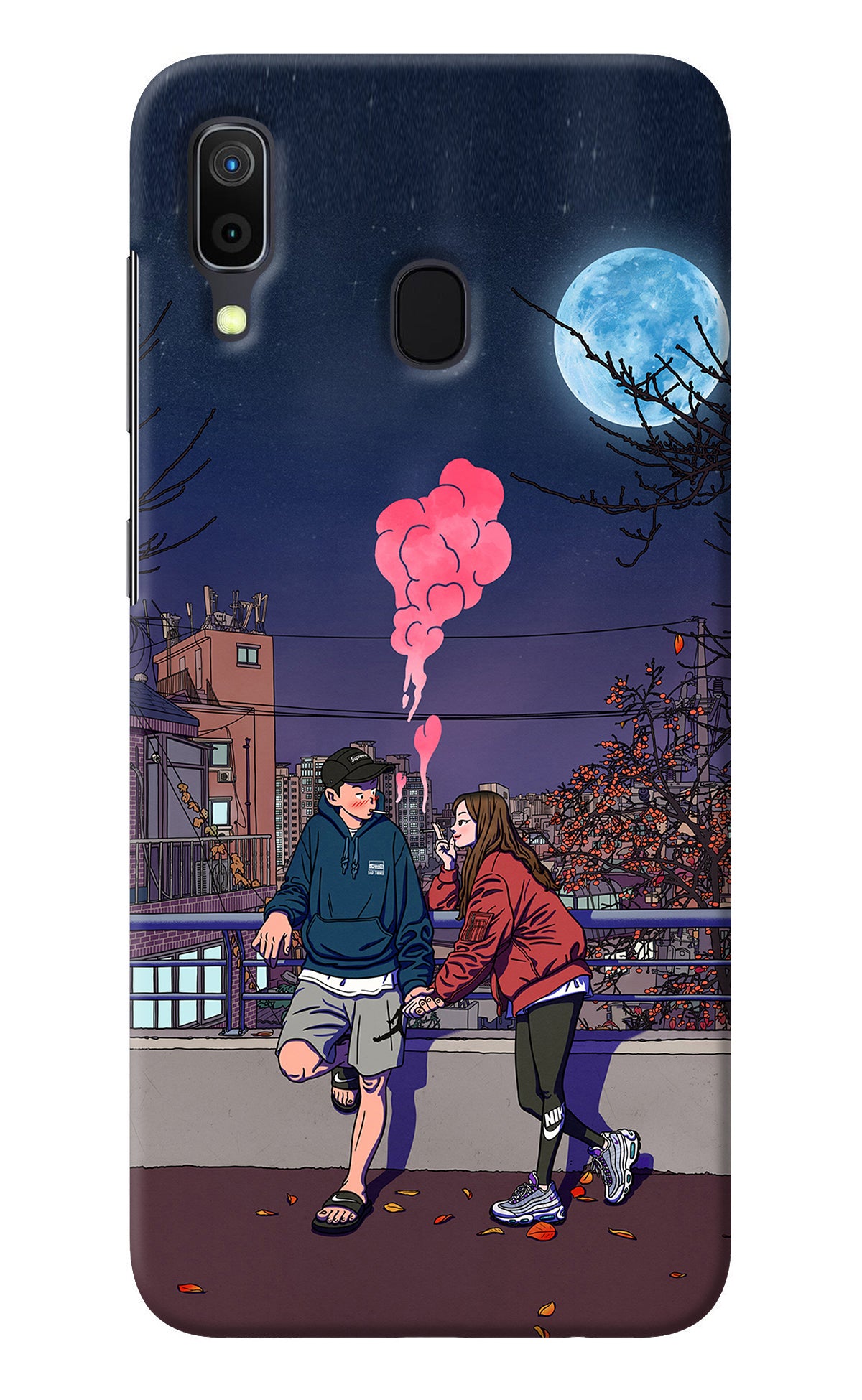 Chilling Couple Samsung A30 Back Cover