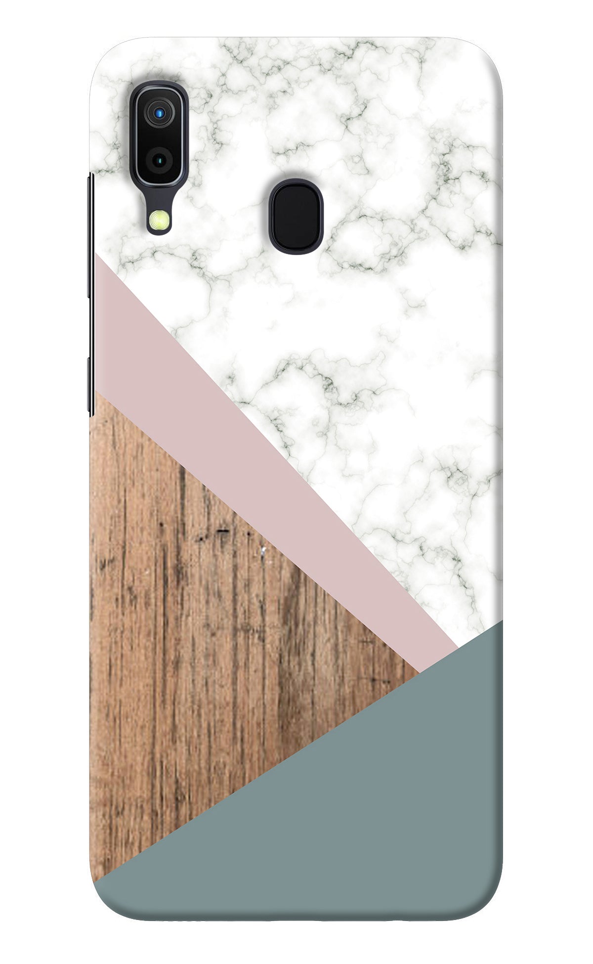 Marble wood Abstract Samsung A30 Back Cover