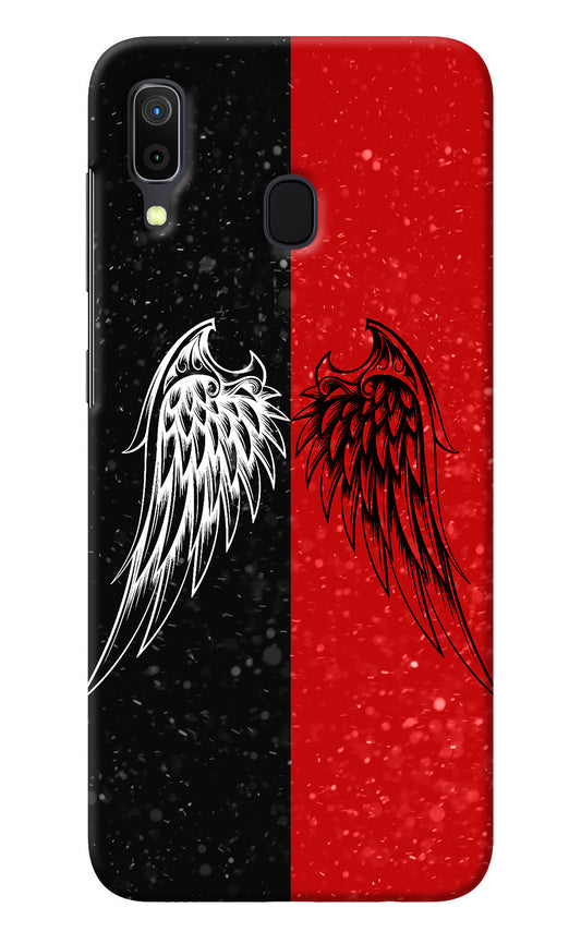 Wings Samsung A30 Back Cover