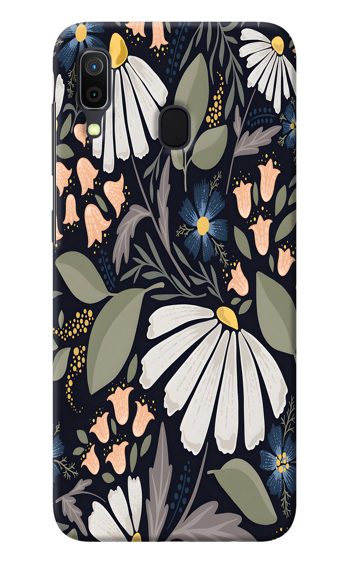 Flowers Art Samsung A30 Back Cover