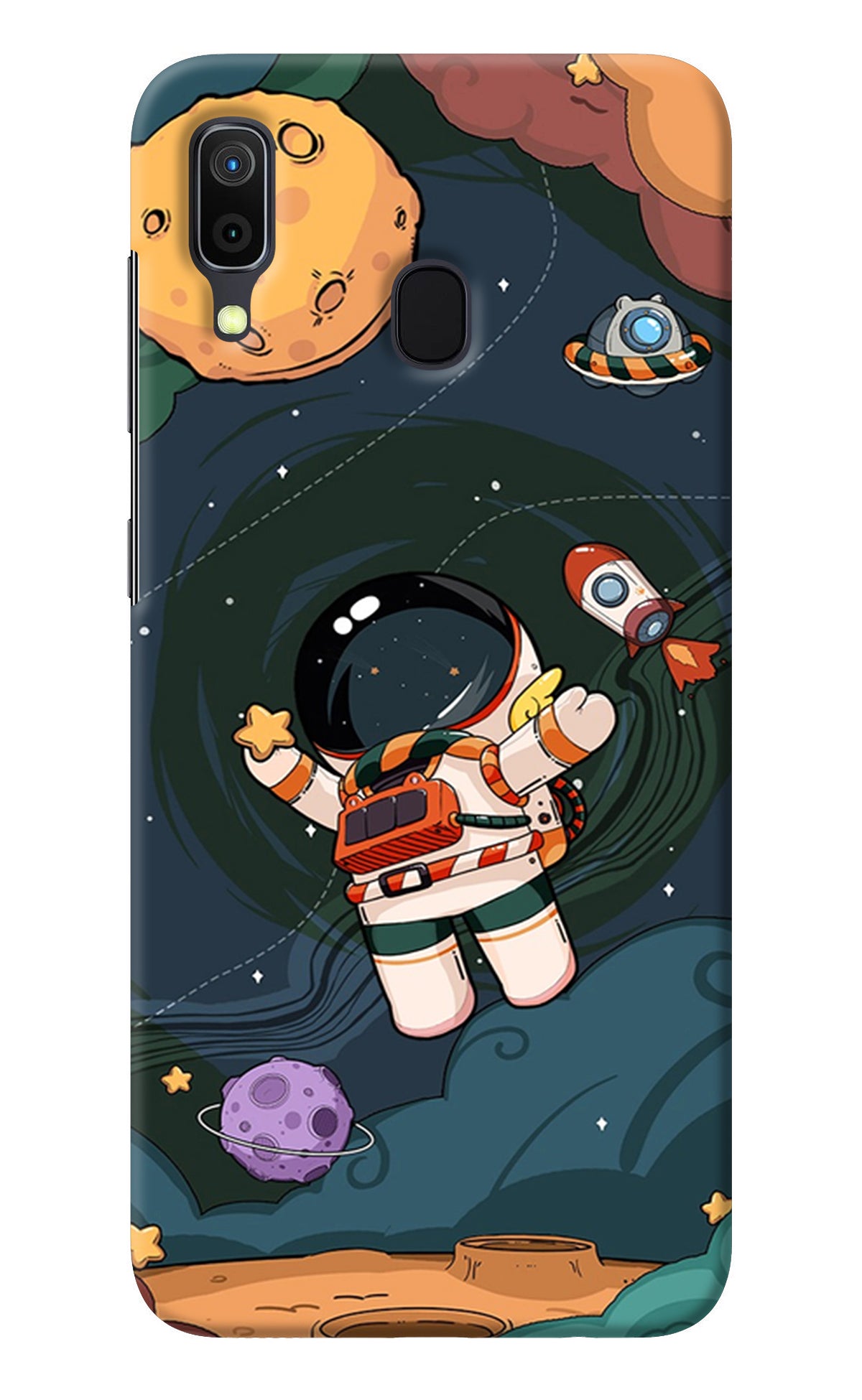 Cartoon Astronaut Samsung A30 Back Cover