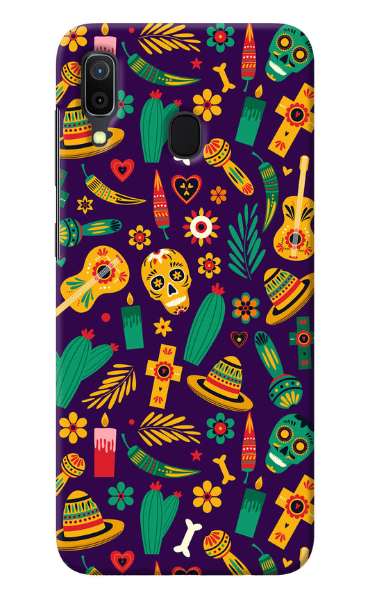 Mexican Artwork Samsung A30 Back Cover