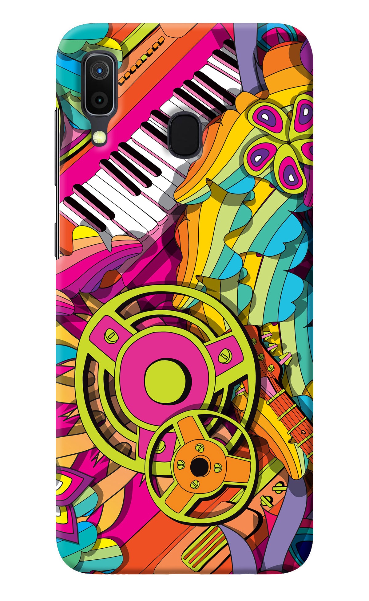 Music Doodle Samsung A30 Back Cover