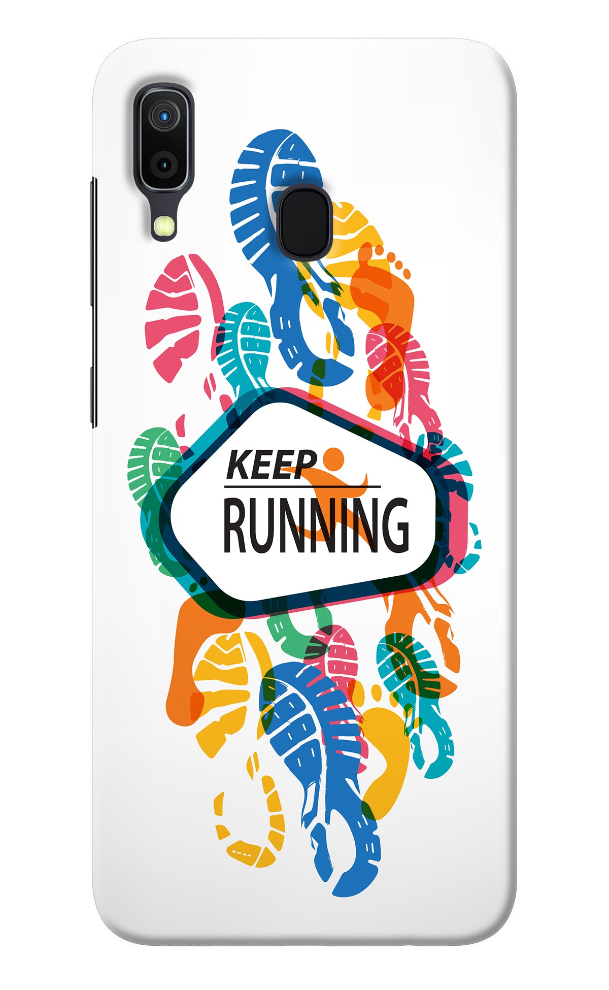 Keep Running Samsung A30 Back Cover