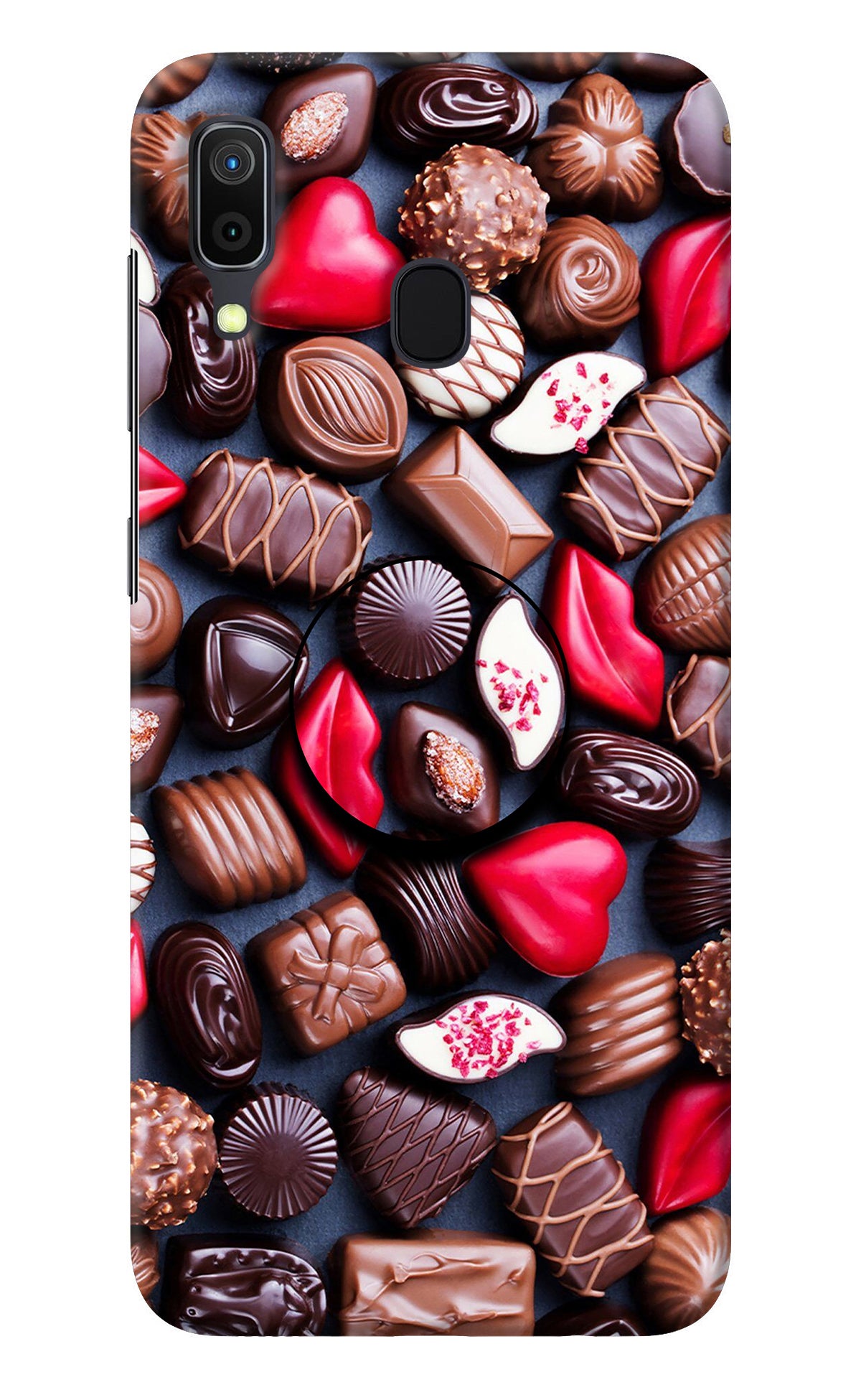 Chocolates Samsung A30 Pop Case