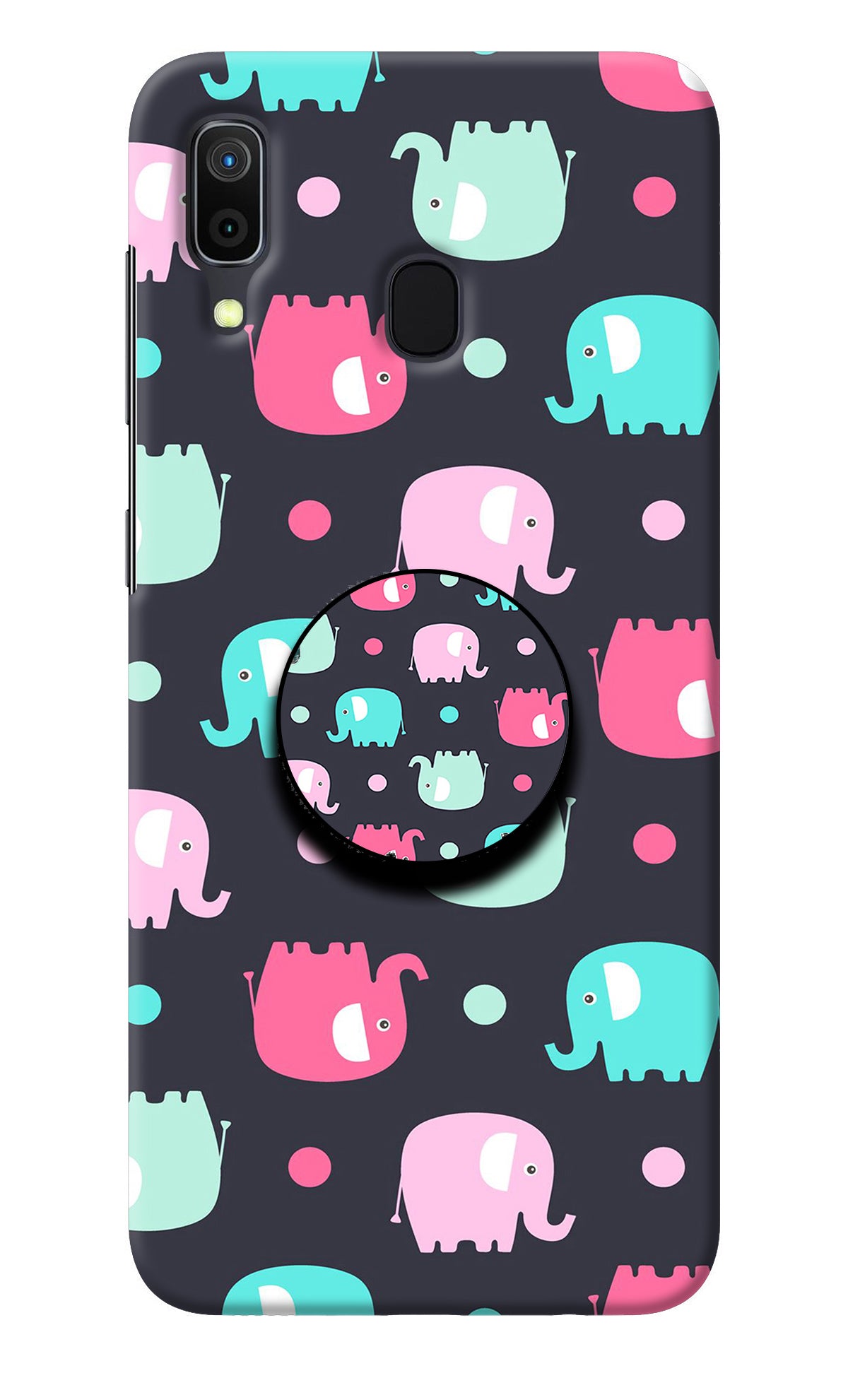 Baby Elephants Samsung A30 Pop Case