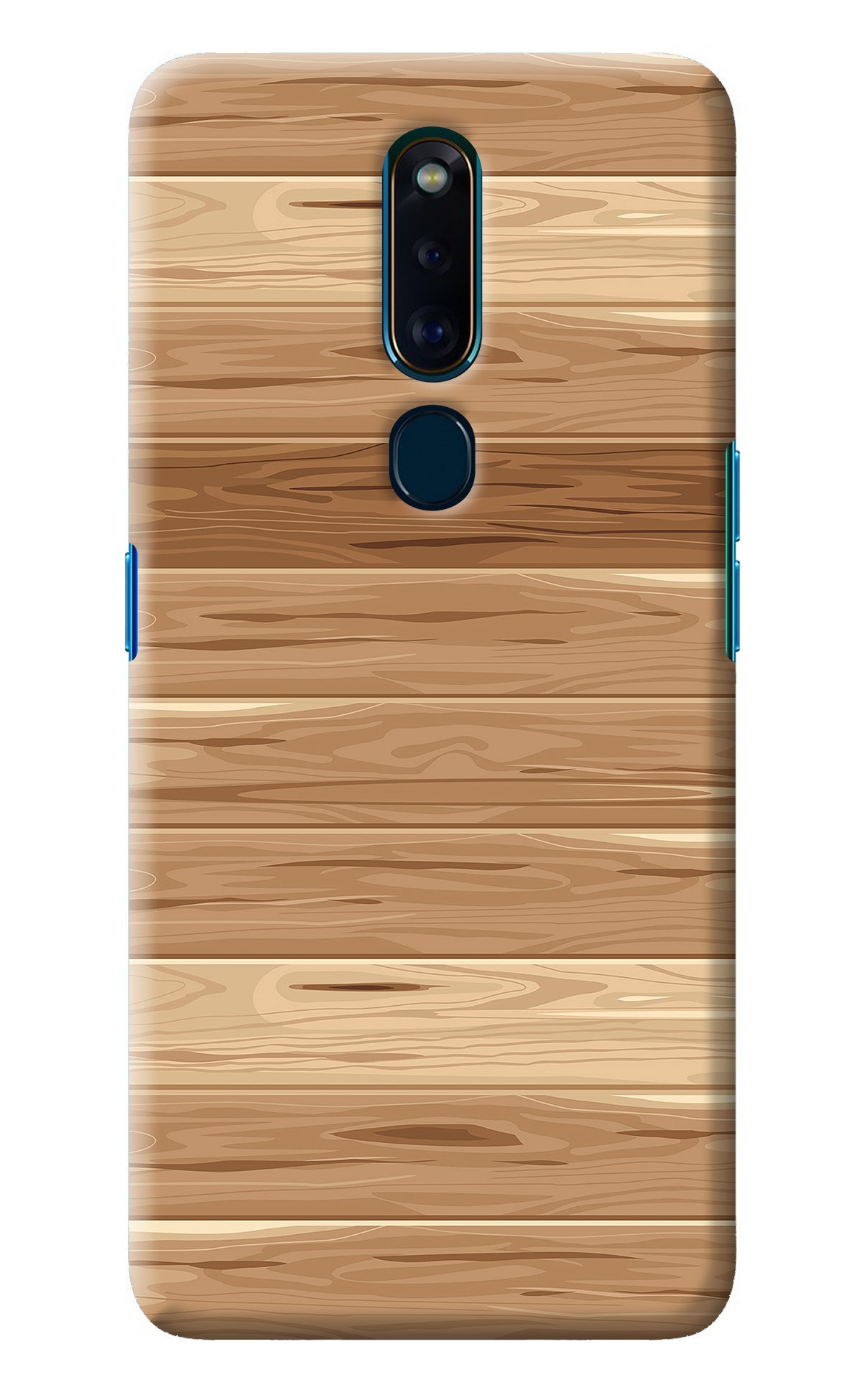 Wooden Vector Oppo F11 Pro Back Cover