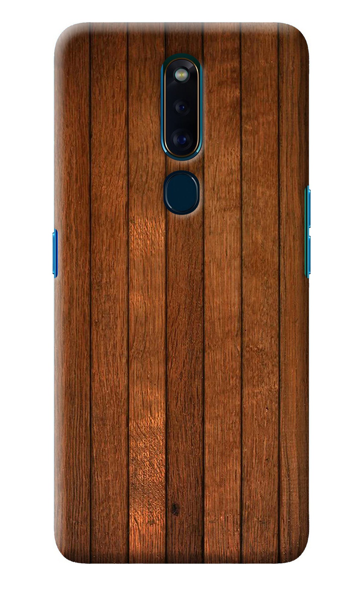 Wooden Artwork Bands Oppo F11 Pro Back Cover