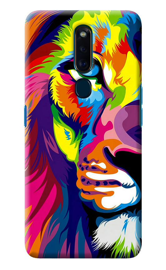 Lion Half Face Oppo F11 Pro Back Cover