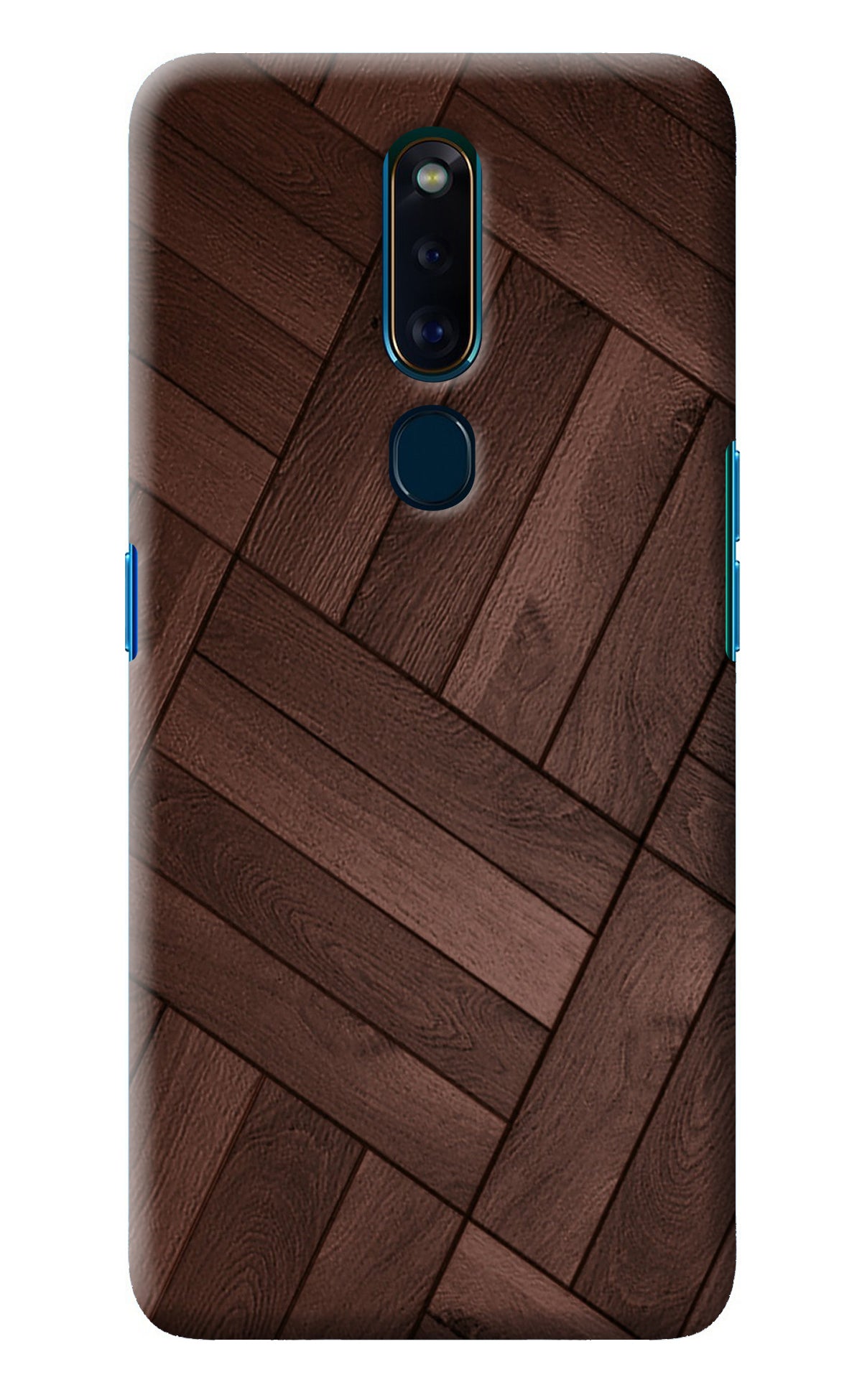 Wooden Texture Design Oppo F11 Pro Back Cover