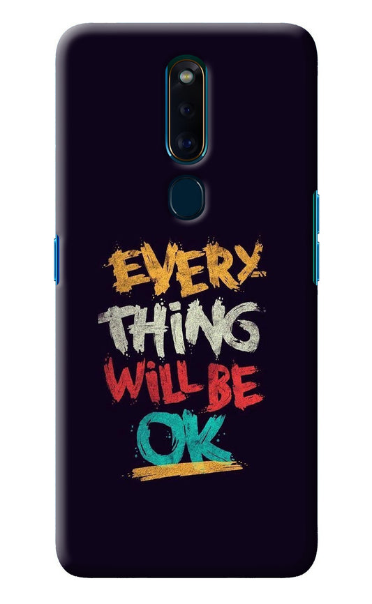 Everything Will Be Ok Oppo F11 Pro Back Cover