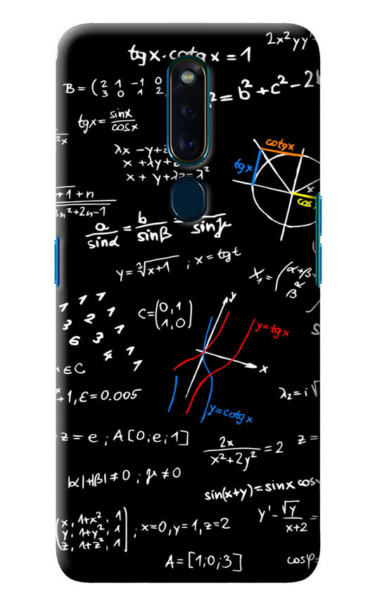 Mathematics Formula Oppo F11 Pro Back Cover