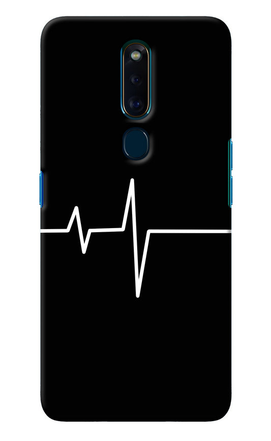 Heart Beats Oppo F11 Pro Back Cover