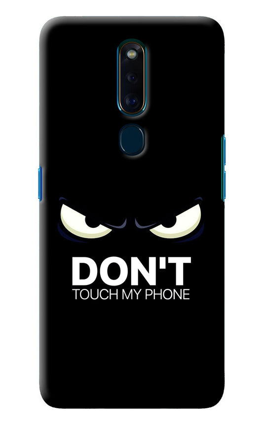 Don'T Touch My Phone Oppo F11 Pro Back Cover