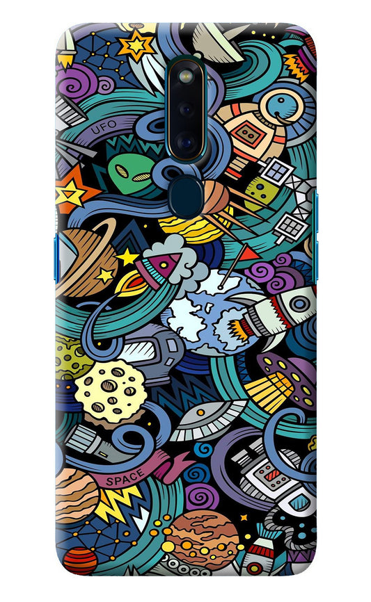 Space Abstract Oppo F11 Pro Back Cover