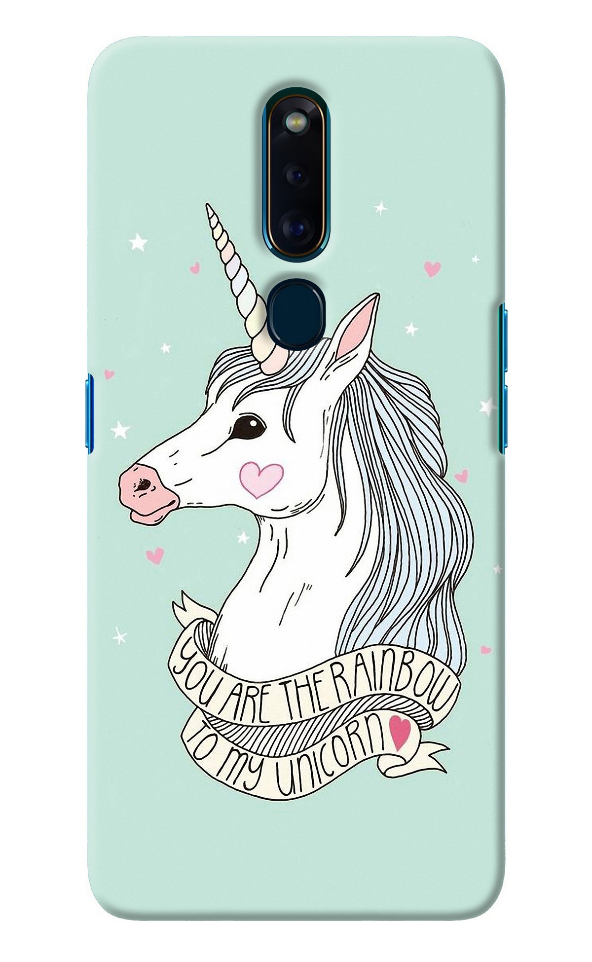 Unicorn Wallpaper Oppo F11 Pro Back Cover