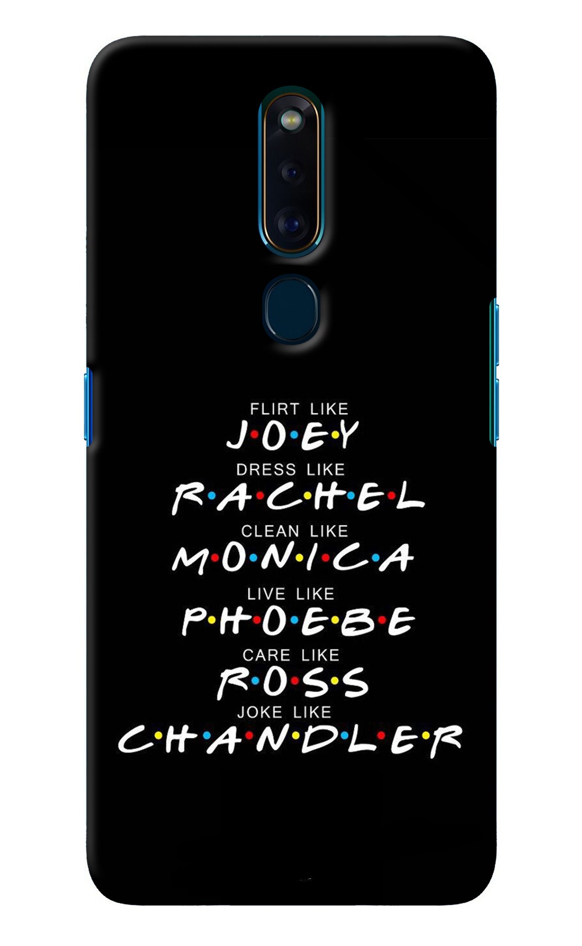 FRIENDS Character Oppo F11 Pro Back Cover