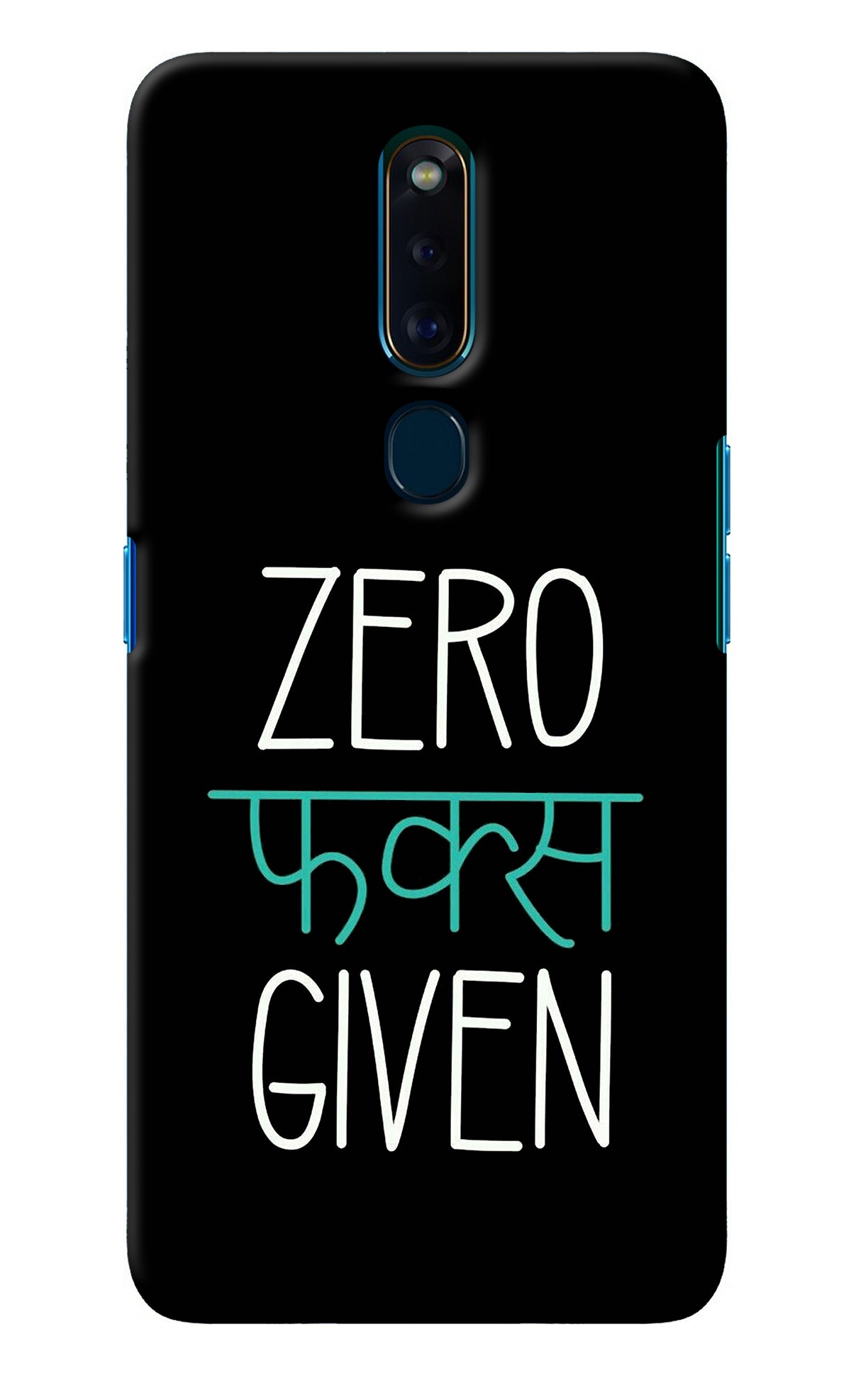 Zero Fucks Given Oppo F11 Pro Back Cover