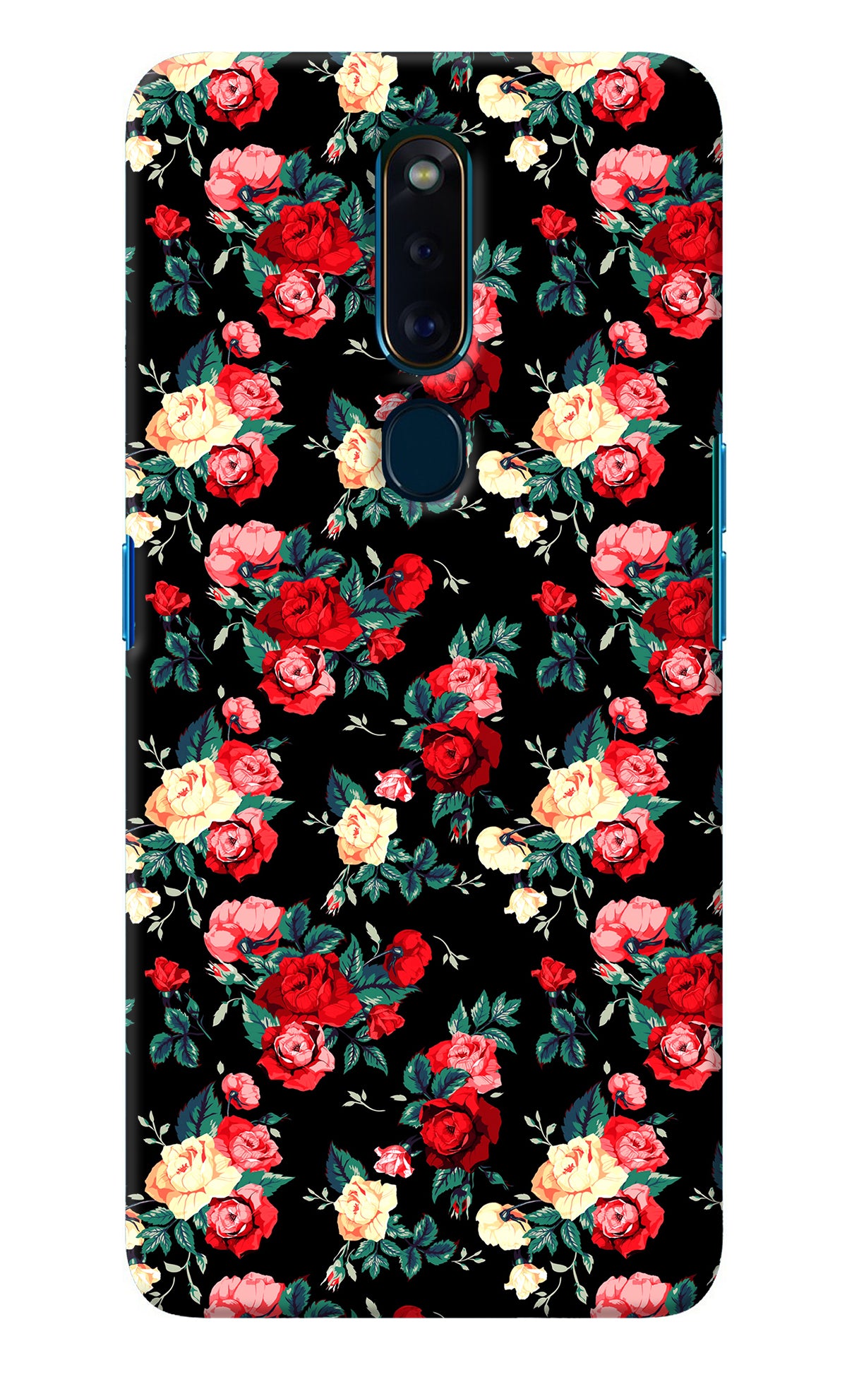 Rose Pattern Oppo F11 Pro Back Cover