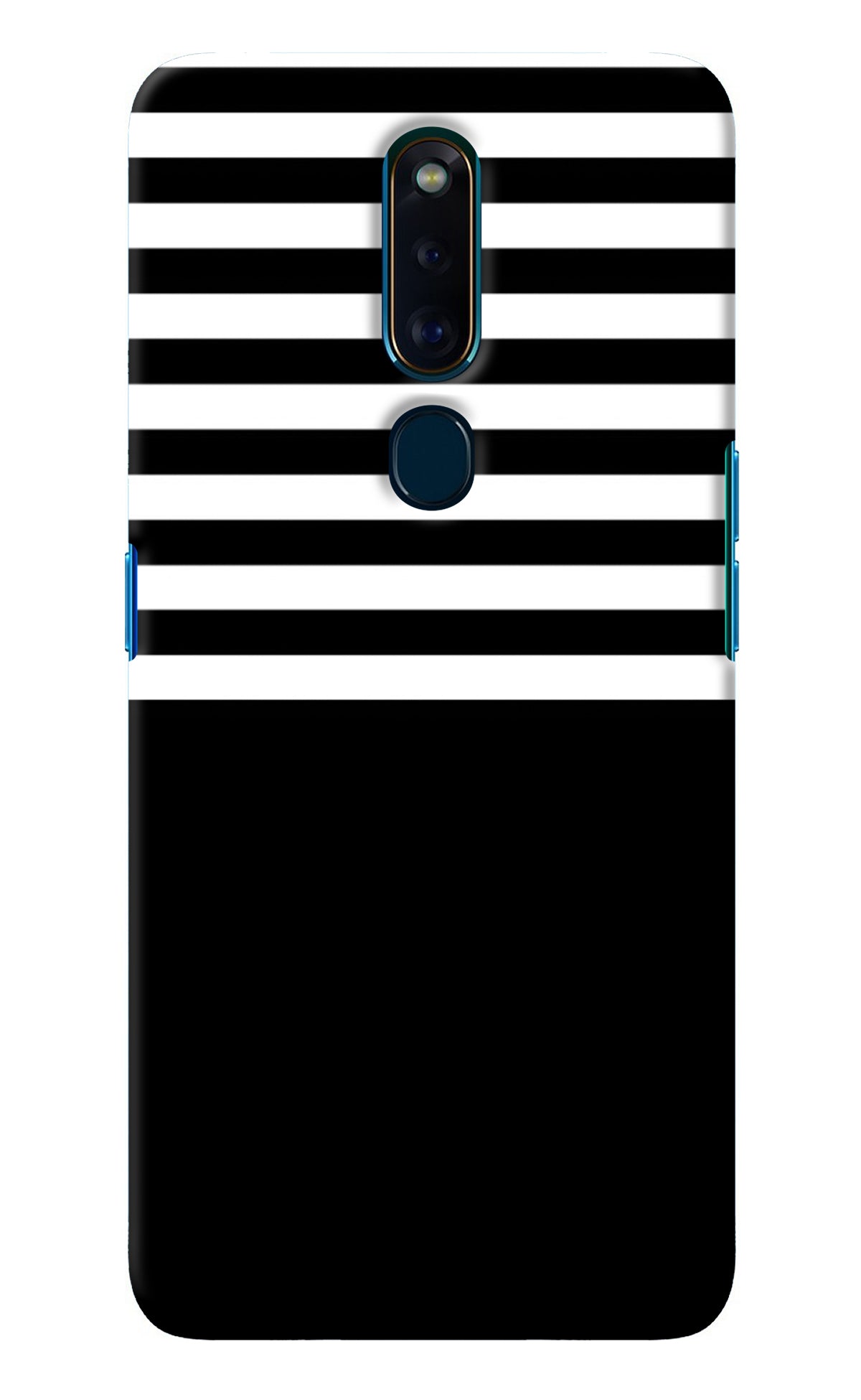 Black and White Print Oppo F11 Pro Back Cover