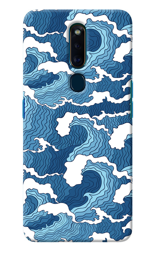 Blue Waves Oppo F11 Pro Back Cover