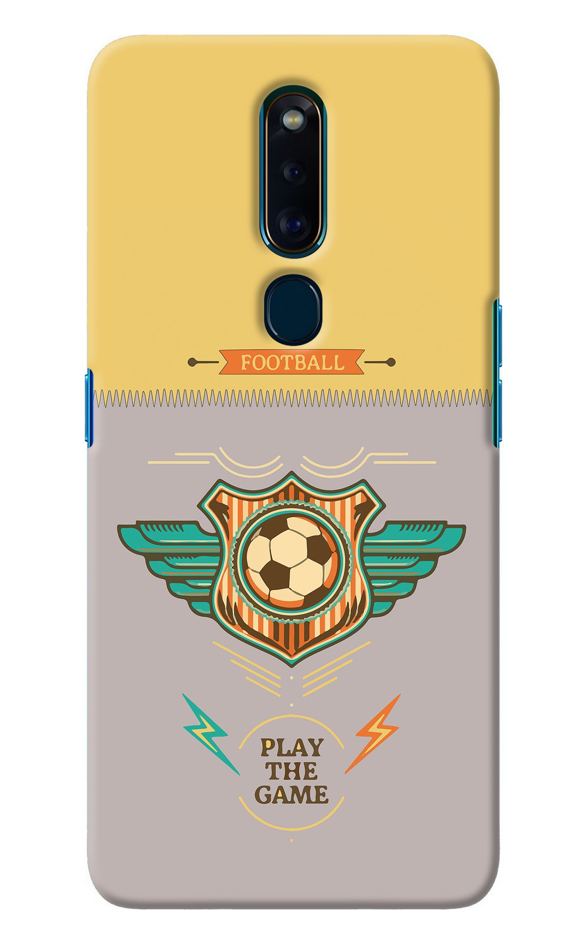 Football Oppo F11 Pro Back Cover