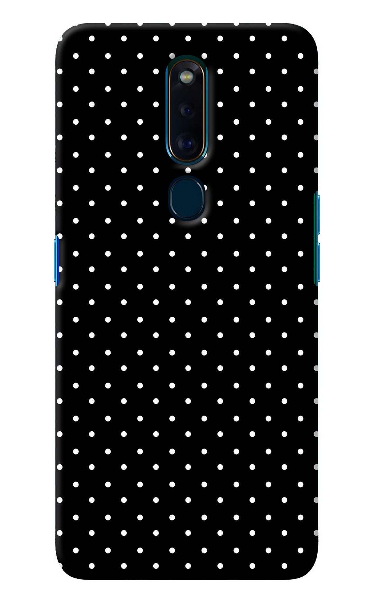 White Dots Oppo F11 Pro Back Cover