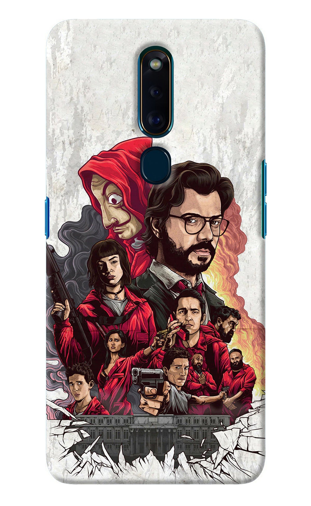 Money Heist Artwork Oppo F11 Pro Back Cover