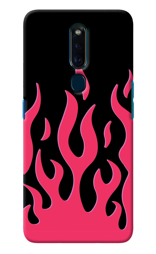 Fire Flames Oppo F11 Pro Back Cover