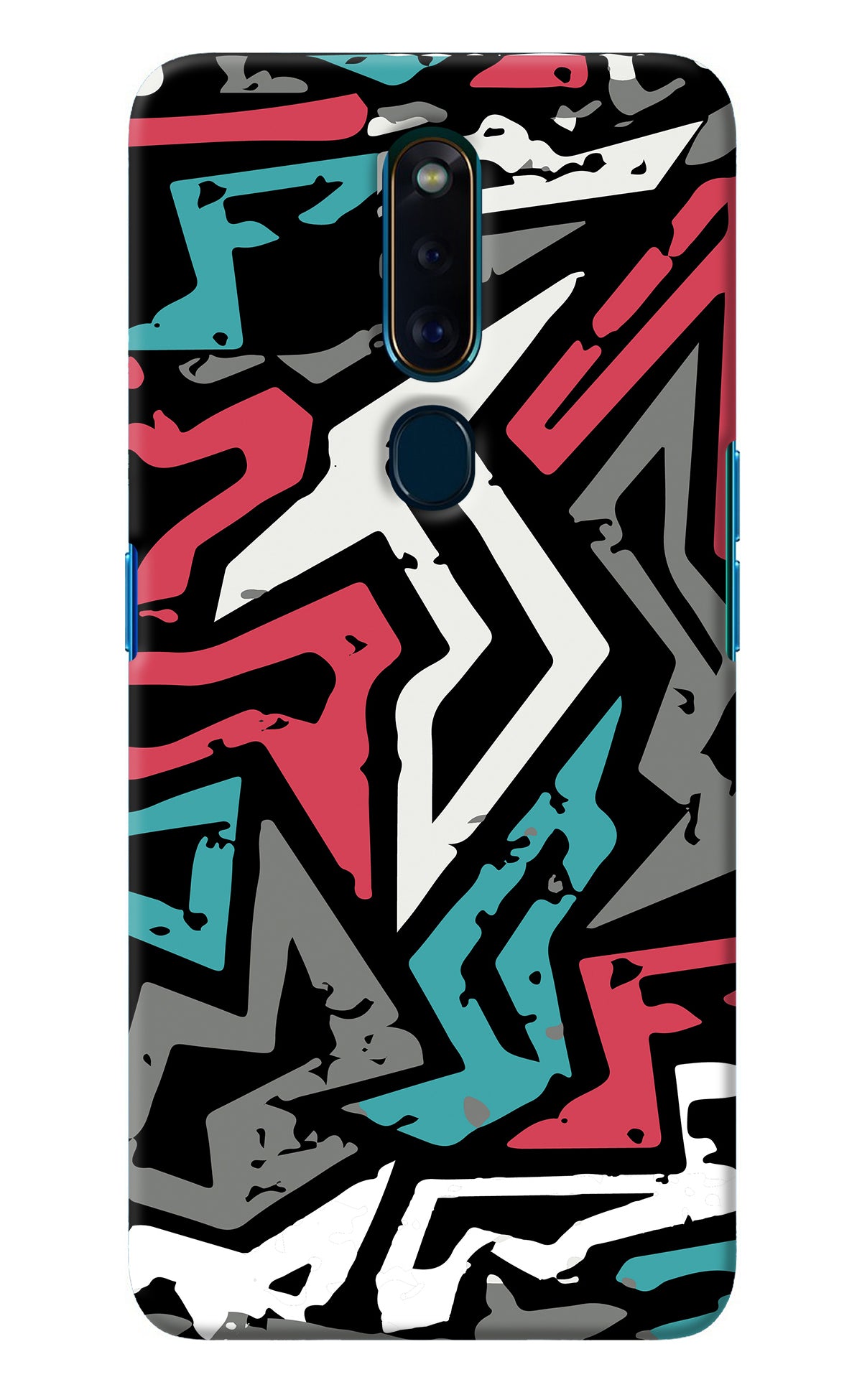 Geometric Graffiti Oppo F11 Pro Back Cover