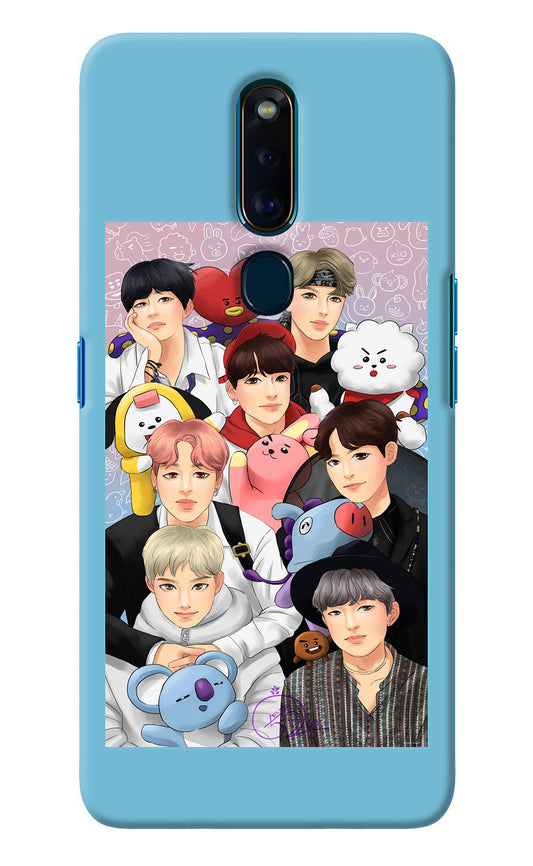 BTS with animals Oppo F11 Pro Back Cover