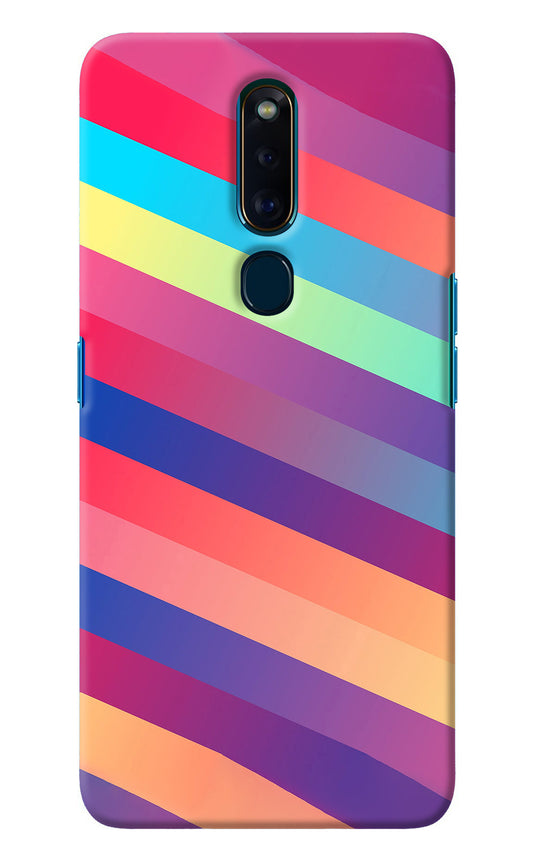 Stripes color Oppo F11 Pro Back Cover