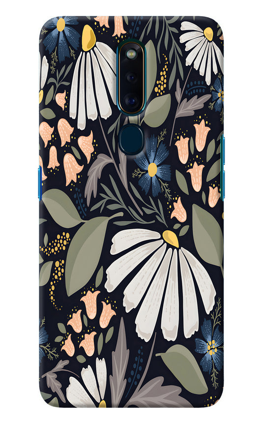 Flowers Art Oppo F11 Pro Back Cover