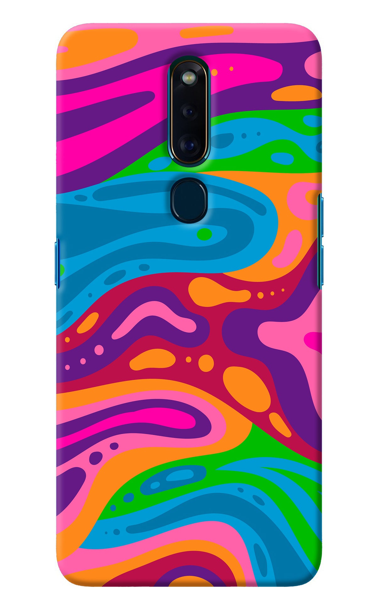 Trippy Pattern Oppo F11 Pro Back Cover