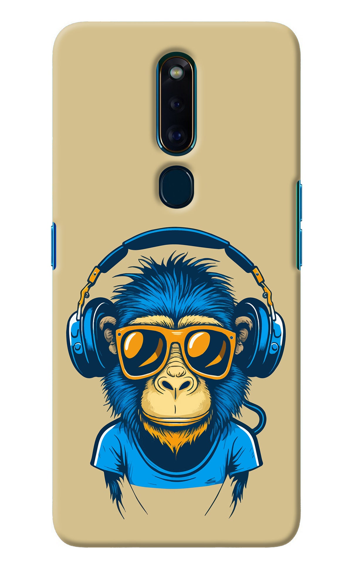 Monkey Headphone Oppo F11 Pro Back Cover