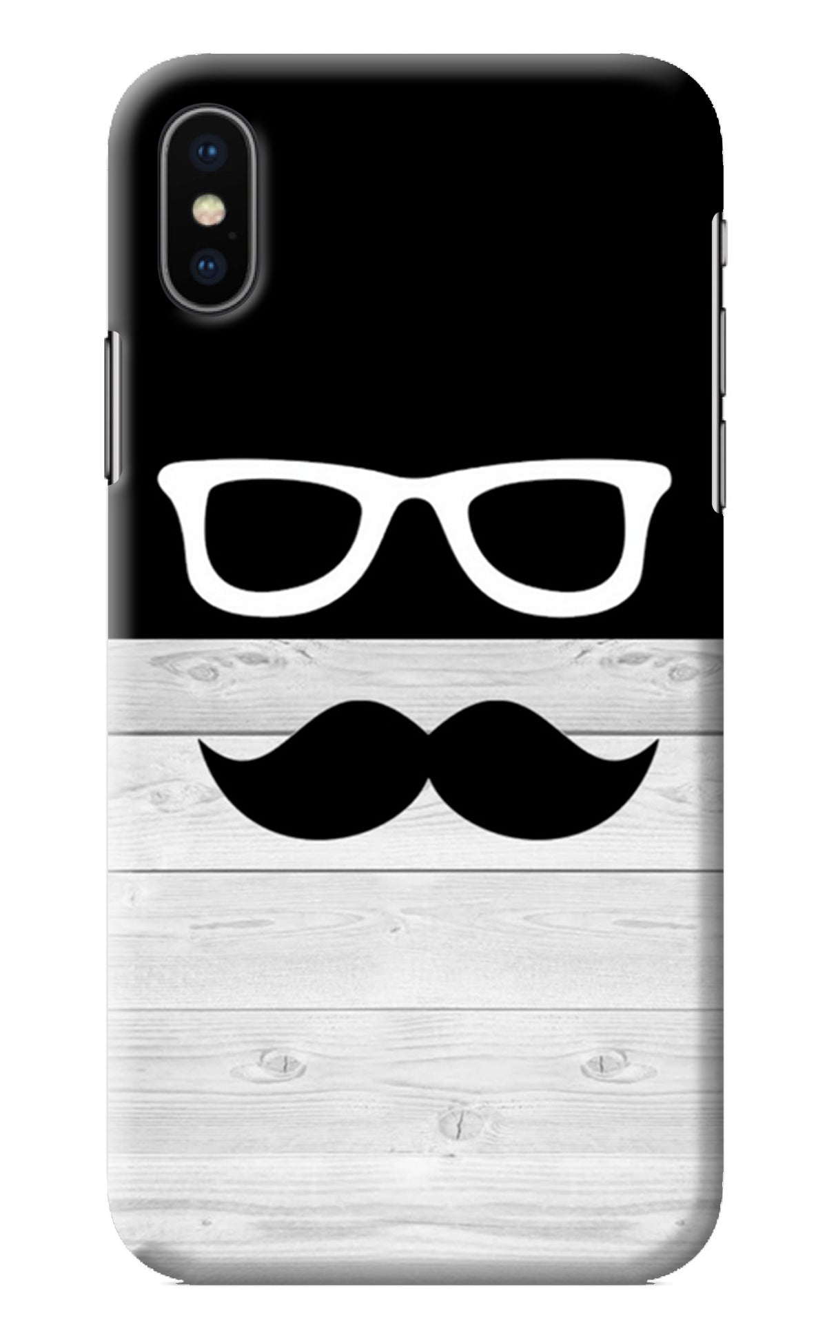 Mustache iPhone XS Back Cover