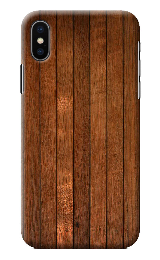 Wooden Artwork Bands iPhone XS Back Cover