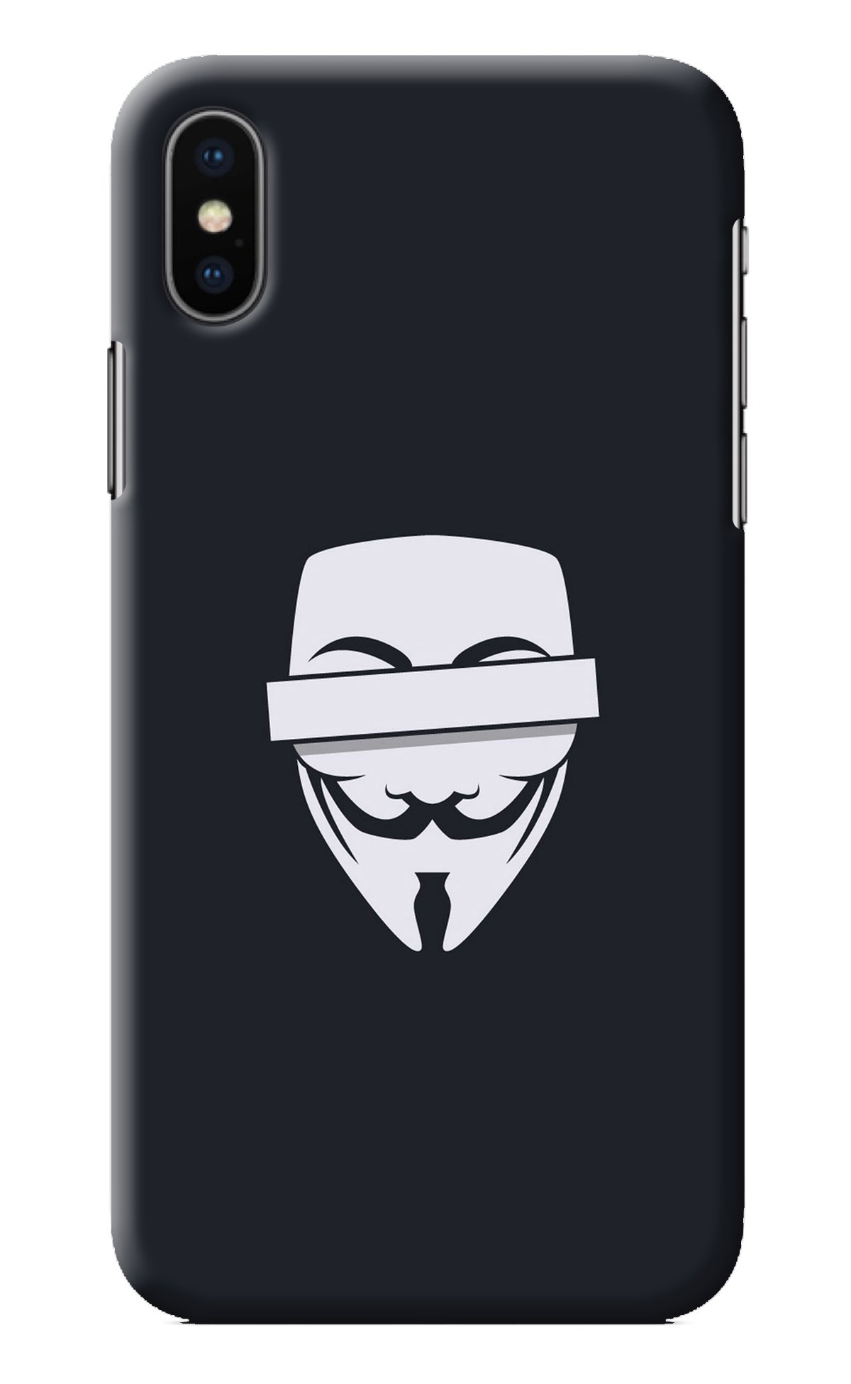 Anonymous Face iPhone XS Back Cover