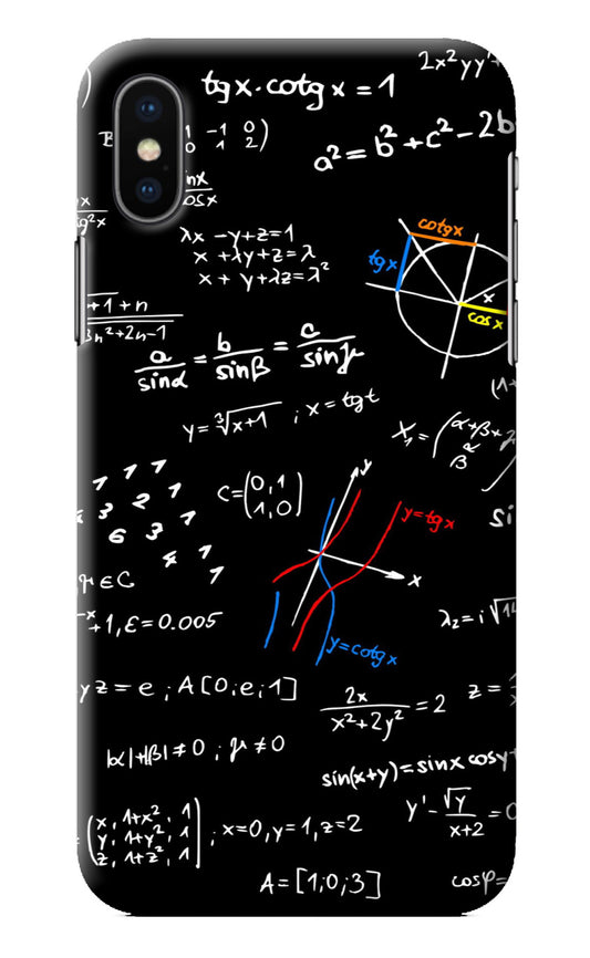 Mathematics Formula iPhone XS Back Cover