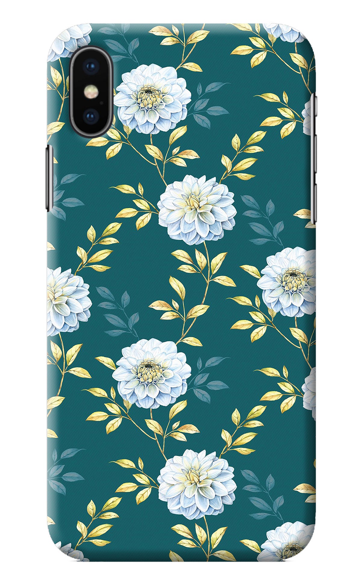 Flowers iPhone XS Back Cover