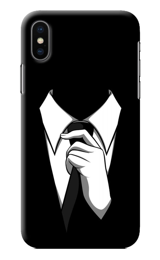 Black Tie iPhone XS Back Cover