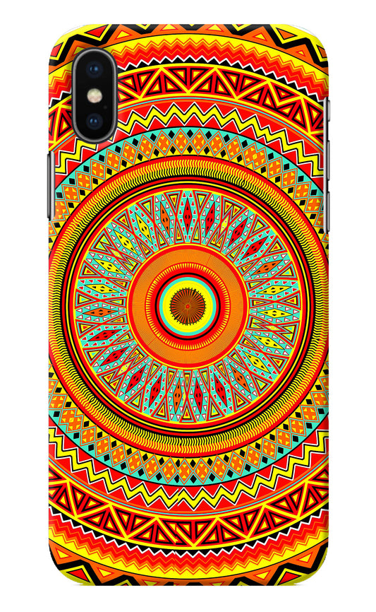 Mandala Pattern iPhone XS Back Cover