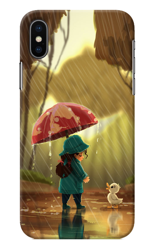 Rainy Day iPhone XS Back Cover